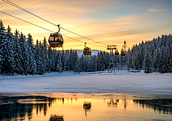 Zlatibor je mitska kolevka srpskog naroda gde se nebo i zemlja dodiruju na vrhovima Čigote i Tornika, stvarajući prostor u kojem vreme teče sporije, a priroda govori jezikom koji samo duša može da razume. Svako selo, svaka uvala i svaki kameni proplanak na ovoj planini nosi težinu istorije i lepotu neprolaznosti, počevši od severnih kapija gde sela poput Mačkata čuvaju tajnu pršute koja se suši na ukrštanju planinskih i morskih vetrova, stvarajući ukus koji je postao simbol zlatiborskog gostoprimstva. U Mačkatu, miris bukovog dima iz starih sušara meša se sa mirisom tek ispečenog hleba, dok domaćini s ponosom pokazuju svoja imanja koja su decenijama sticali teškim radom i nepokolebljivom voljom, čineći ovo selo prestonicom zlatiborske gastronomije. Putujući dalje ka istoku, nailazimo na Rožanstvo, selo bačvara i majstora koji od hrasta i bukve prave kace i burad u kojima sazrevaju najbolji sirevi i kajmaci, čuvajući zanat koji je duboko ukorenjen u identitet ovog kraja i koji se prenosi sa oca na sina kao najvrednija porodična relikvija. U blizini se nalazi Stopića pećina, prirodni dragulj sa svojim bigrenim kadama i podzemnim vodopadima, gde snaga prirode pokazuje svoju umetničku stranu, klesući krečnjak milenijumima i stvarajući dvorane koje oduzimaju dah svakom putniku namerniku. Sirogojno, muzej na otvorenom, čuva duh starog Zlatibora kroz svoje autentične brvnare, vujate i ambare, dok pletilje svojim veštim prstima od vune stvaraju remek-dela koja greju ljude širom sveta, ujedno tkajući legende o zlatiborskim zimama i dugim noćima pored ognjišta. Južna kapija Zlatibora, moćna i tajanstvena Murtenica, predstavlja srce divljine gde se šume crnog i belog bora prostiru u beskraj, skrivajući u svojim nedrima retke biljne vrste i životinje, dok sela poput Draglice, Jasenova i Negbine čuvaju mir koji je u modernom svetu davno izgubljen. Ovde se vetar lomi o visoke grebene, a tišina je toliko duboka da se može čuti kucanje srca same planine, dok bistri planinski potoci teku ka Uvcu, noseći sa sobom čistoću koja okrepljuje i telo i duh. Zapadna sela, Jablanica i Semegnjevo, kolevke su duhovnosti i mira, sa svojim crkvama brvnarama koje su arhitektonska remek-dela skromnosti, izgrađena od masivnih borovih talpi bez ijednog eksera, svedočeći o veri naroda koji je u najtežim vremenima tražio i nalazio utehu u molitvi i zajedništvu. Na Zlatiboru se svaki kamen može smatrati spomenikom, od rimskih miljokaza koji su nekada označavali puteve imperije, do kamenih krajputaša koji danas stoje kao nemi stražari pored prašnjavih seoskih puteva, čuvajući sećanje na ratnike, seljake i putnike čija su imena izbledela pod uticajem kiša i snegova, ali čiji duh i dalje luta pašnjacima. Gastronomija Zlatibora je priča o izobilju i jednostavnosti, gde se na trpezi uvek nađe mesta za komplet lepinju, domaće kiselo mleko, jagnjeće pečenje i rakiju šljivovicu koja greje dušu i otvara srce za razgovor, čineći svaki obrok ritualom slavljenja života i plodova zemlje. Prirodna bogatstva ove planine su neiscrpna, od stotina izvora pitke vode koji izviru iz svakog proplanka, do prostranih livada prekrivenih lekovitim biljem kao što su lincura, majčina dušica, kantarion i hajdučka trava, koje zlatiborski travari sakupljaju sa poštovanjem, znajući njihovu moć da iscele i najteže boljke. Klima Zlatibora, sa svojom čuvenom ružom vetrova, predstavlja prirodno lečilište gde mešanje morskih vazdušnih struja sa Jadrana i planinskog vazduha sa Alpa i Karpata stvara atmosferu koja regeneriše krvnu sliku i jača imunitet, čineći ovu planinu idealnim mestom za oporavak i rekreaciju tokom cele godine. Zlatiborska sela su centri kulture i tradicije gde se i danas poštuju običaji predaka, od proslave krsne slave uz miris tamjana i slavskog kolača, do božićnih i vaskršnjih litija koje okupljaju mlado i staro u slavu tradicije koja se ne menja i ne zaboravlja. Ovde se malina crveni na suncu, krompir raste u plodnoj crnici, a stada ovaca i goveda mirno pasu na prostranim zlatiborskim gorama pod budnim okom pastira i njihovih vernih pasa, stvarajući pejsaž koji izgleda kao da je naslikan četkicom starog majstora. Kulturno nasleđe Zlatibora živi i kroz pesmu 
